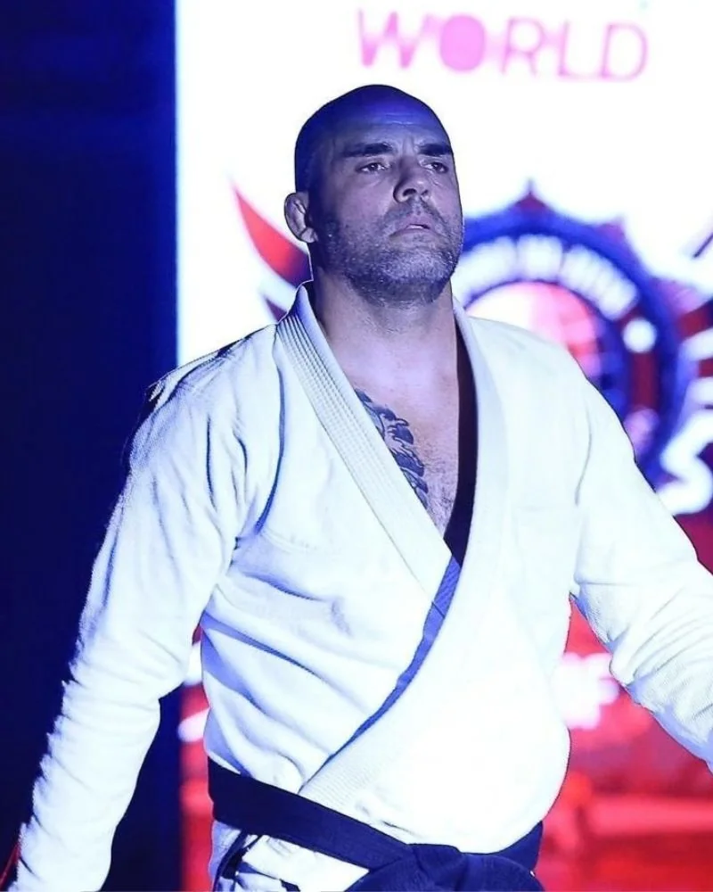 Paulo Oliveira, founder and head coach of Sorriso BJJ, at the 2024 SJJIF World Jiu-Jitsu Championship